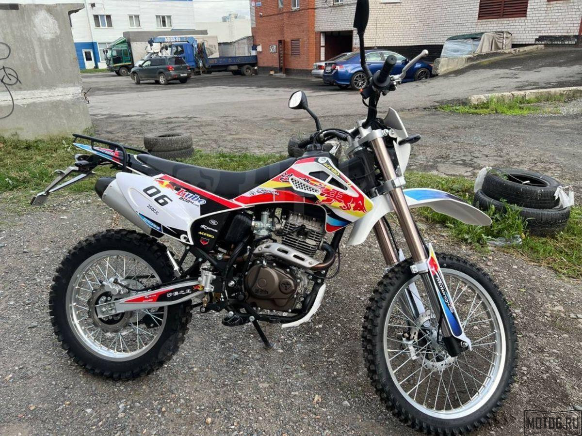 Купить эндуро мотоцикл Xinguizun 06 RedBull 250 Белый | Кроссовый мотоцикл с доставкой